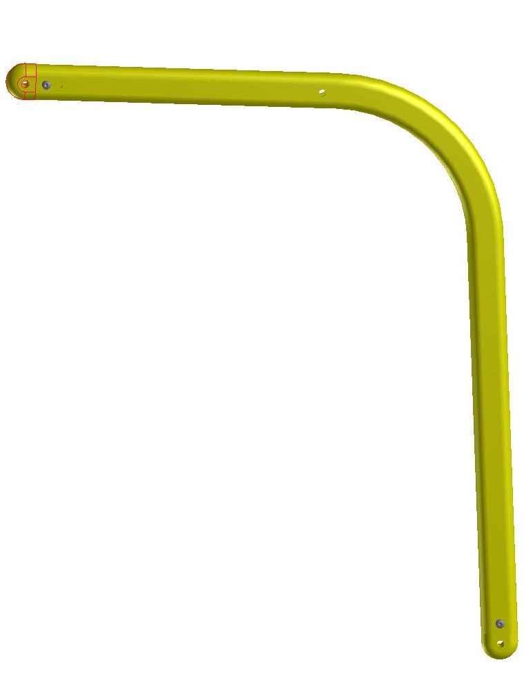 L787-CL## - HANDRAIL LH 1290 BEND