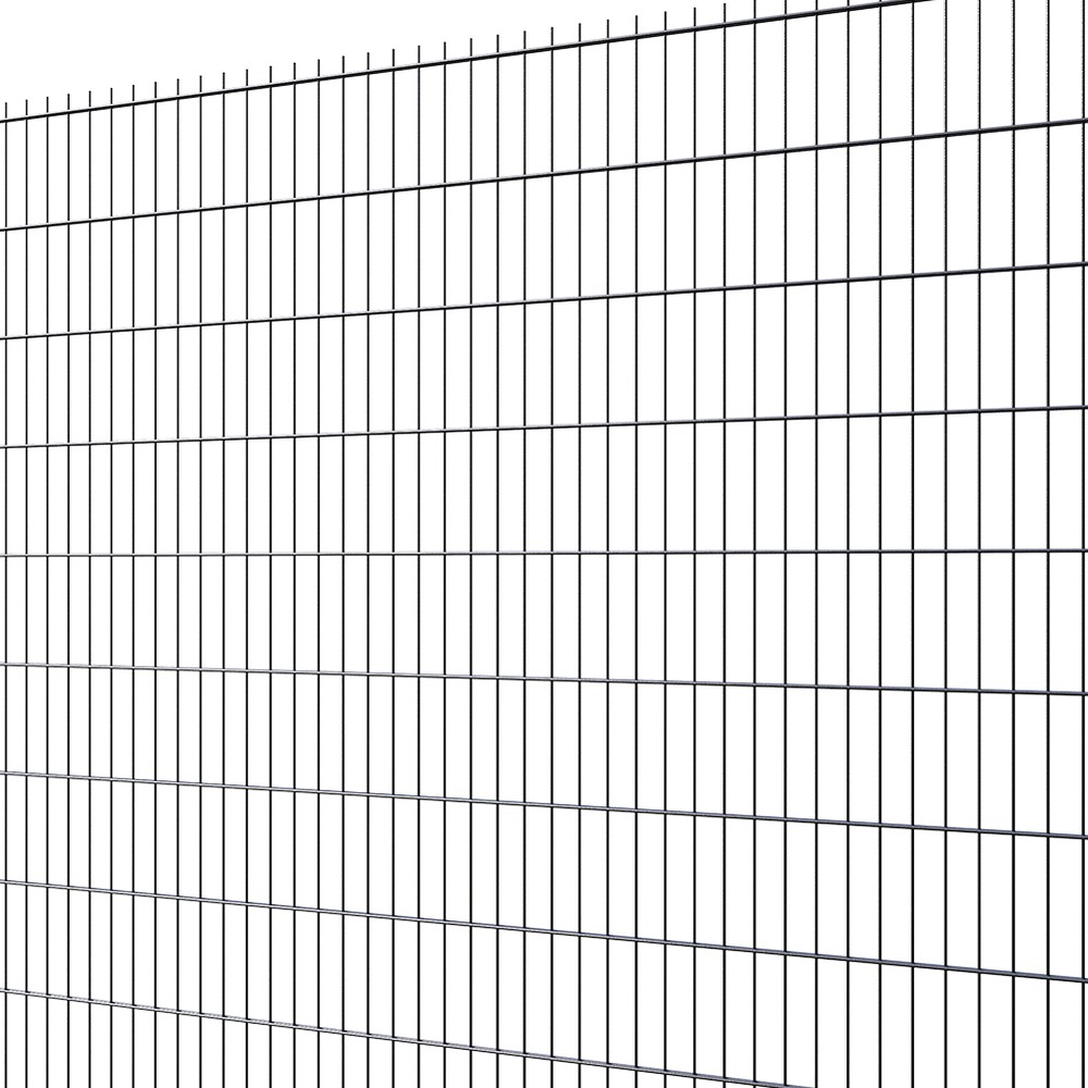 Black Nylofor 2D Fencing 1030 x 2500mm Fencing Panels
