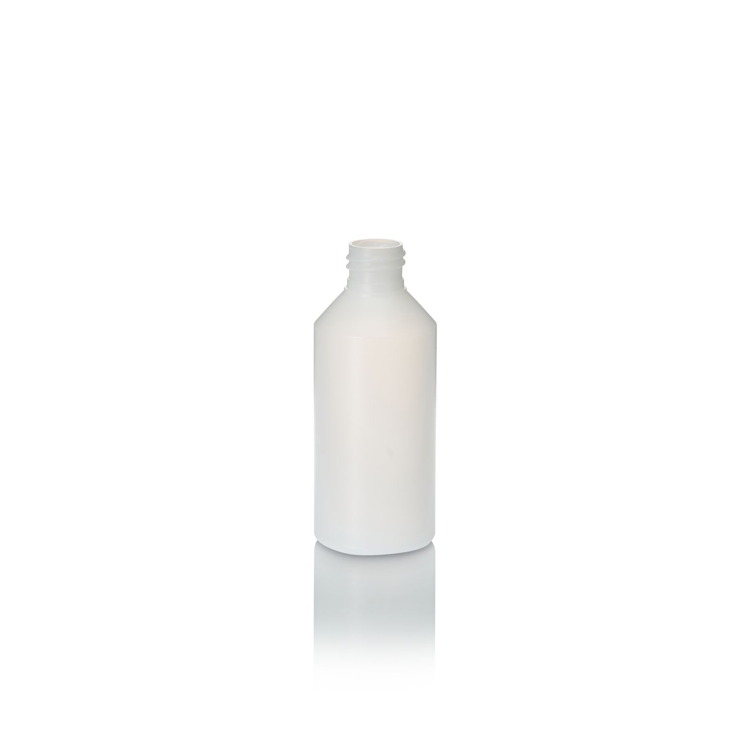 250ml Natural HDPE Cylindrical Bottle (28/410 Neck)