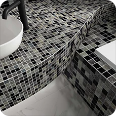 Trade Suppliers Of Mosaic Rolls For Bathrooms