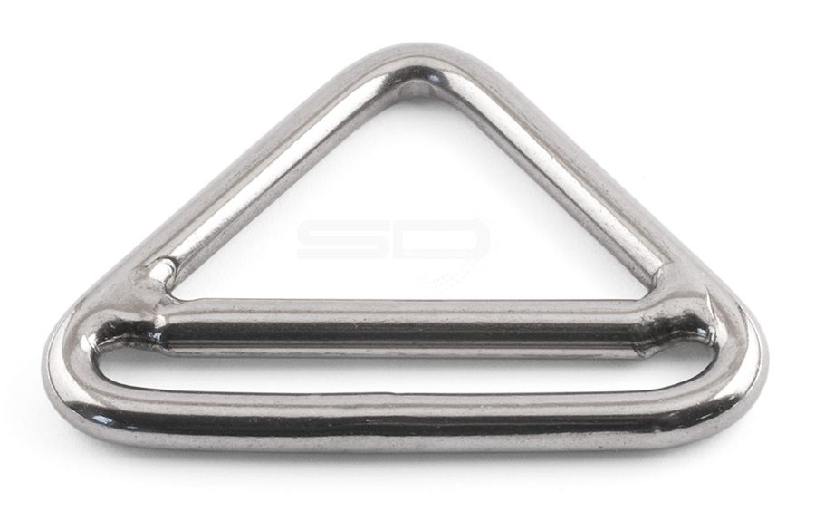 Double Cross Bar Triangle Rings - 316 / A4 Stainless Steel