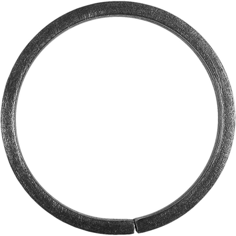 Flat Section Circle - Height 80mm Smooth - 16 x 8mm Flat Bar