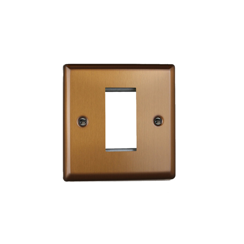 Varilight Urban 1G Plate Brushed Bronze (Standard Plate)