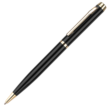 Envoy Metal Ballpoint Pen - Black - Gold