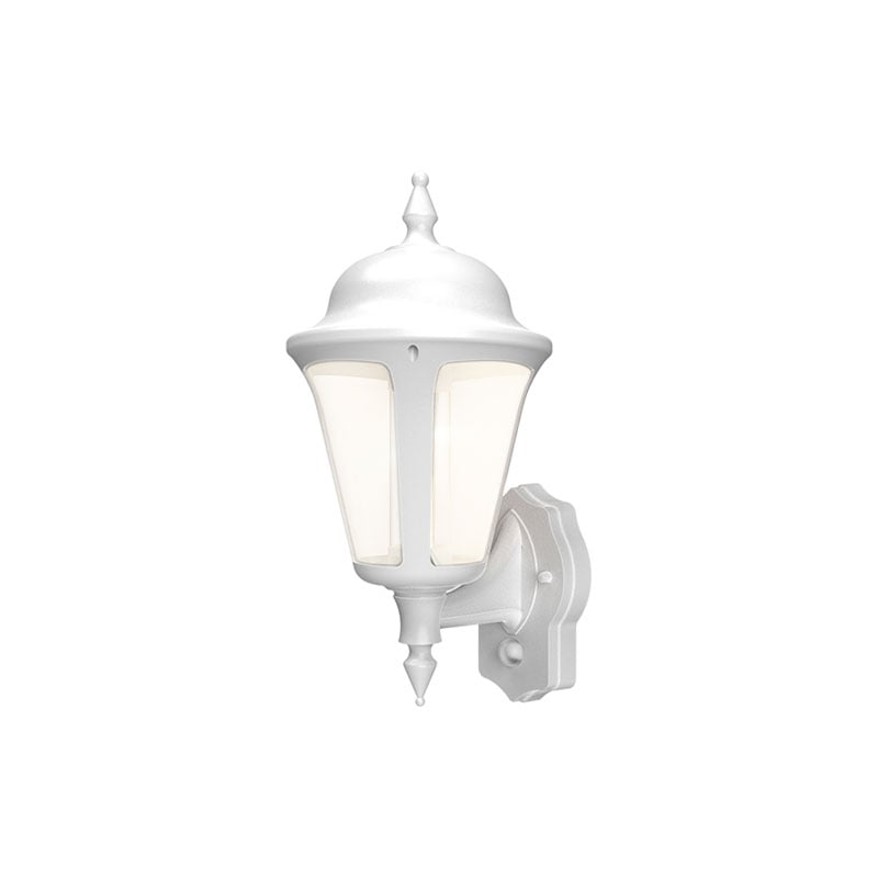 Ansell Latina LED Wall Lantern With PIR 8W White