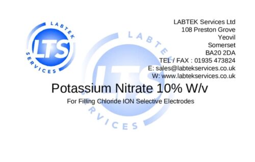 Potassium Nitrate 10%  W/v Solution 100ml