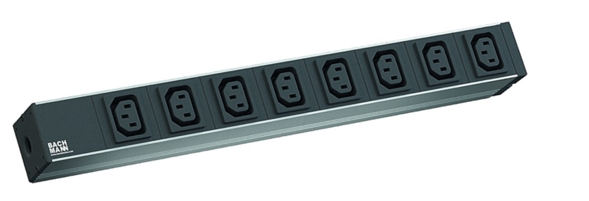 BN00-333.540 - BachMann - 19&#34; Basic PDU, 1U, 8x C13 (IEC 60320) Outlets