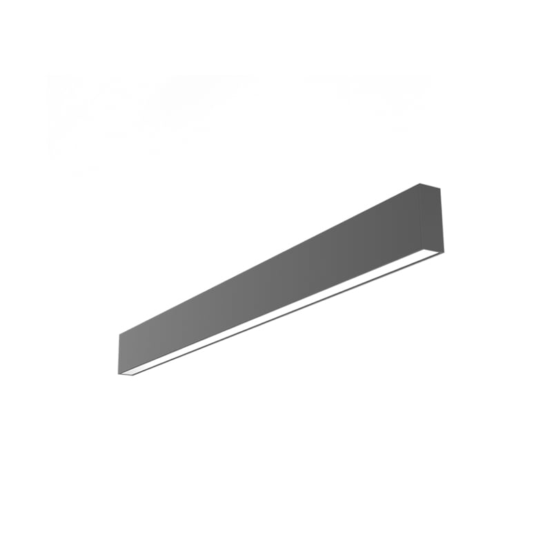 Kosnic Nachi Suspended Backlit CCT LED Batten Black