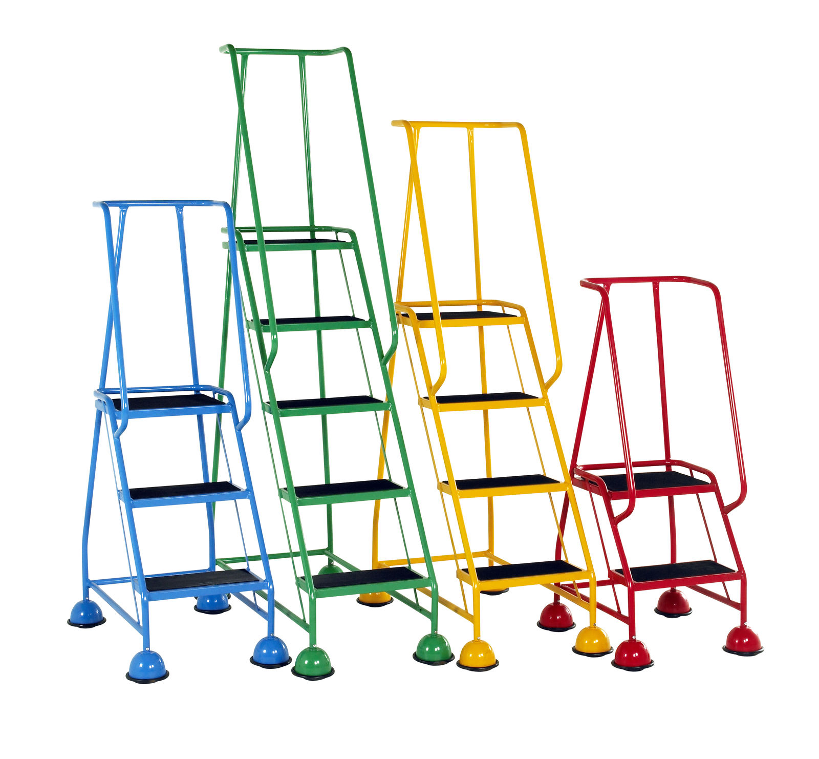 Classic Colour Mobile Safety Steps with Castors