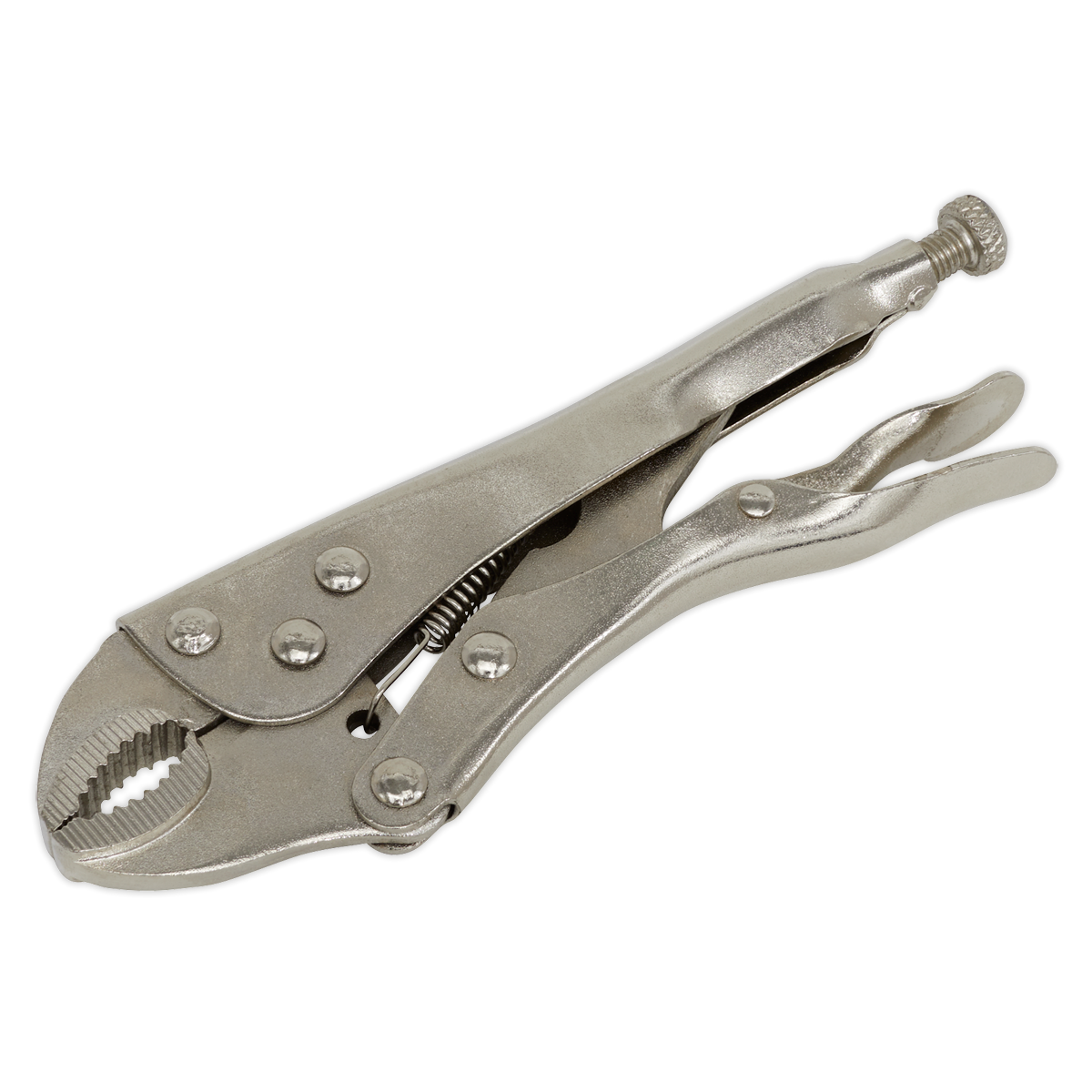 Sealey S0486 Locking Curved Jaw Pliers, 175mm