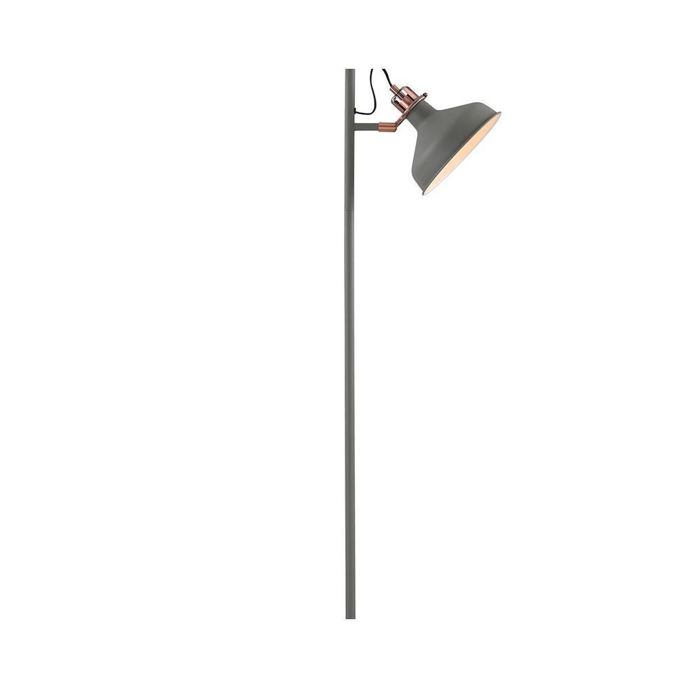 Luxuria Nimbus Floor Lamp 2xE27 Sand Grey/Copper/White