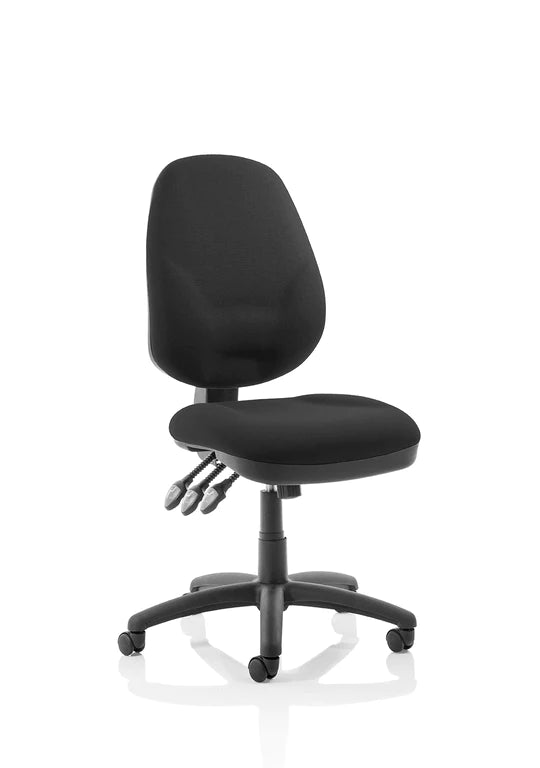 Eclipse XL Plus Fabric Operator Office Chair - Optional Colour and Armrests North Yorkshire