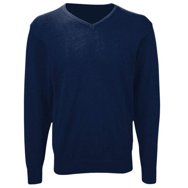 Men&#39;s V-Neck Knitted Pullover