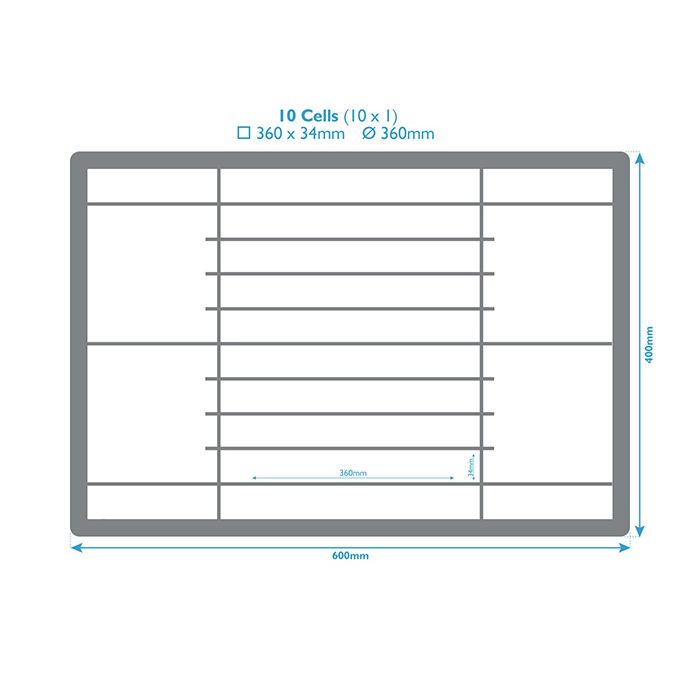 Large Charger Plate Storage Box