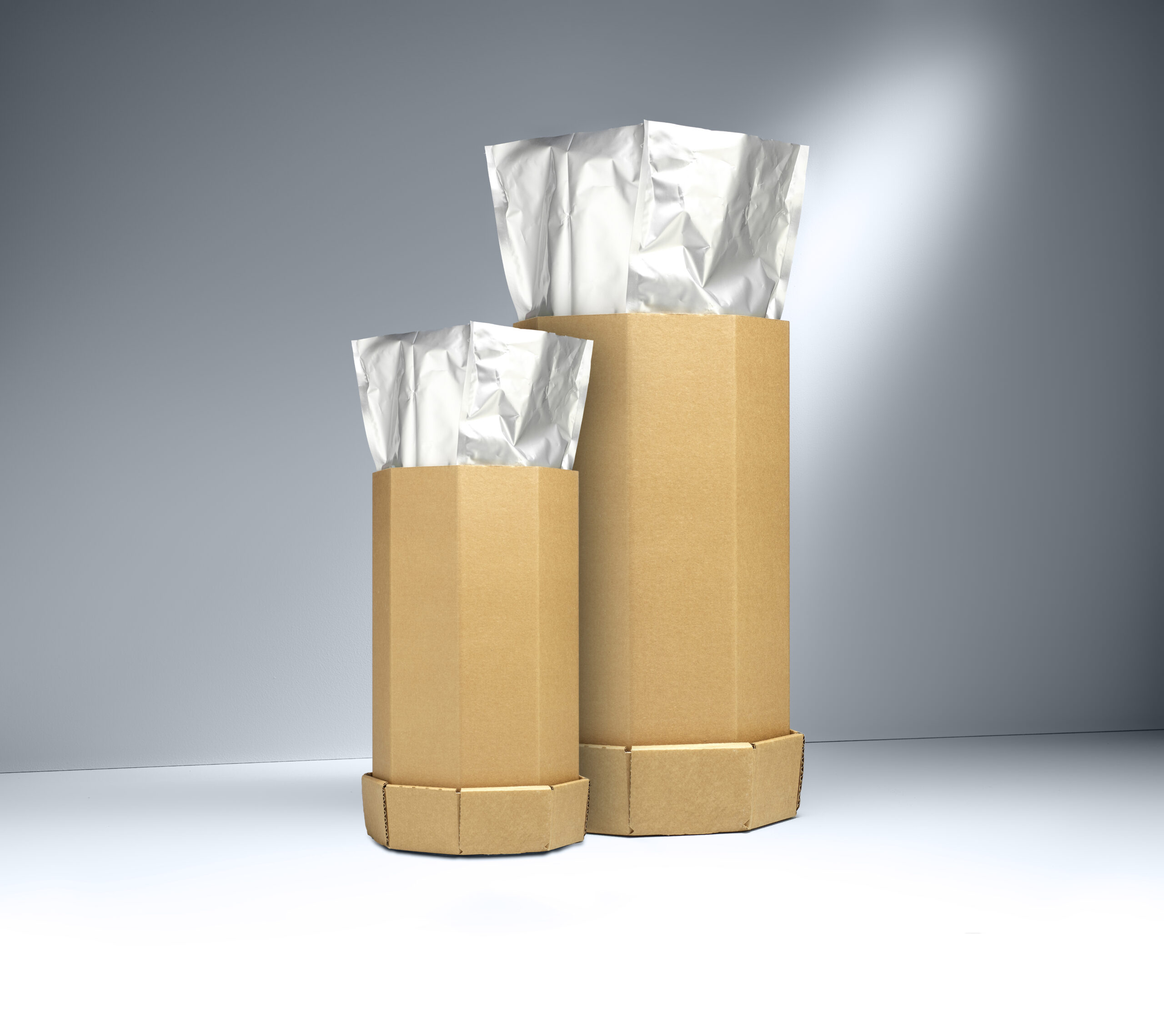 Aluminium Barrier Octabin Liners for Electronics Industry