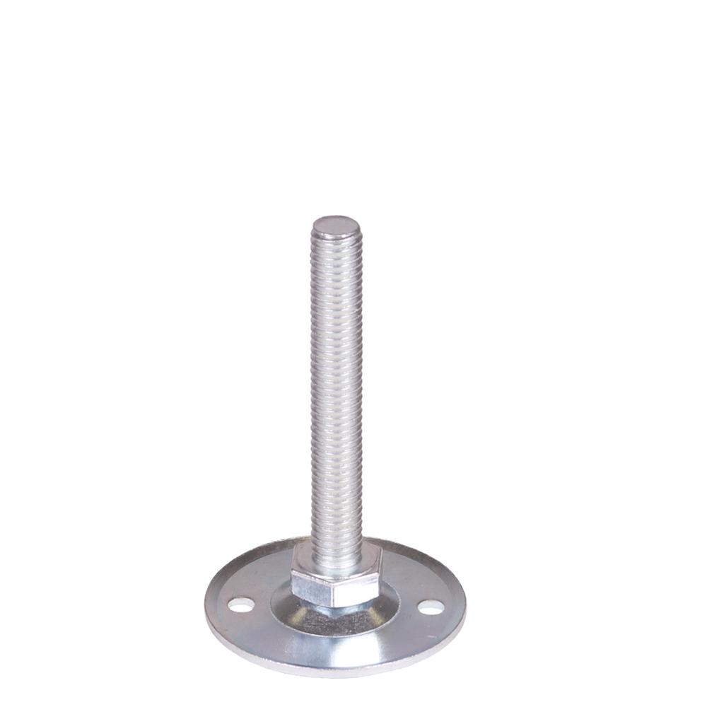 M10 Heavy Duty Adjustable Foot - BoltDown 70mm Base - All Steel Adjuster