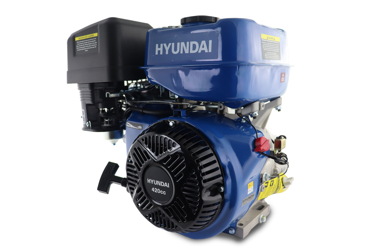 Hyundai IC460X-25 Horizontal Straight Shaft 4-Stroke OHV Petrol Engine, 457cc /15hp /25mm