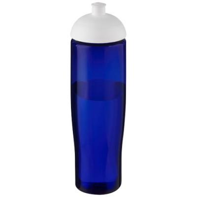 H2O ACTIVE® ECO TEMPO 700 ML DOME LID SPORTS BOTTLE in White & Blue.