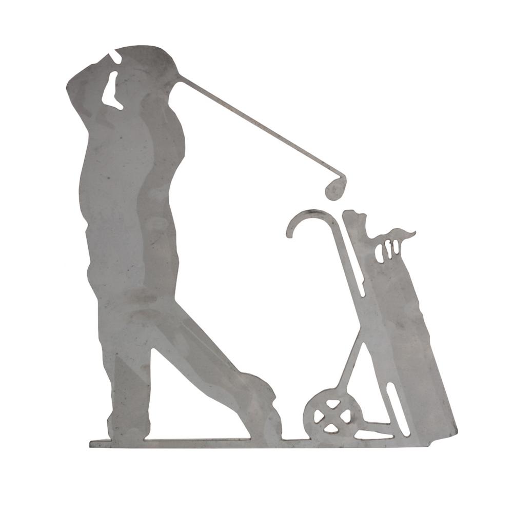 Weather Vane - H 310 x L 295Golfer & Bag 3mm Thick