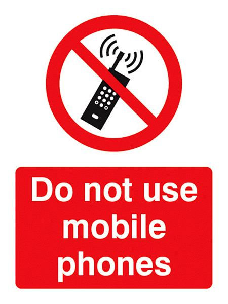 Do not use mobile phones