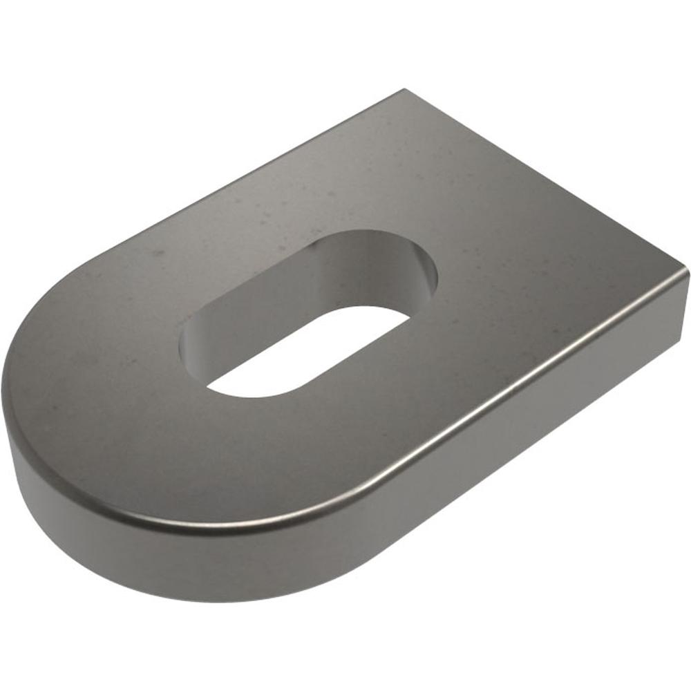 Mild Steel Slotted Lug 60 x 40 x 10mmWith Rounded End