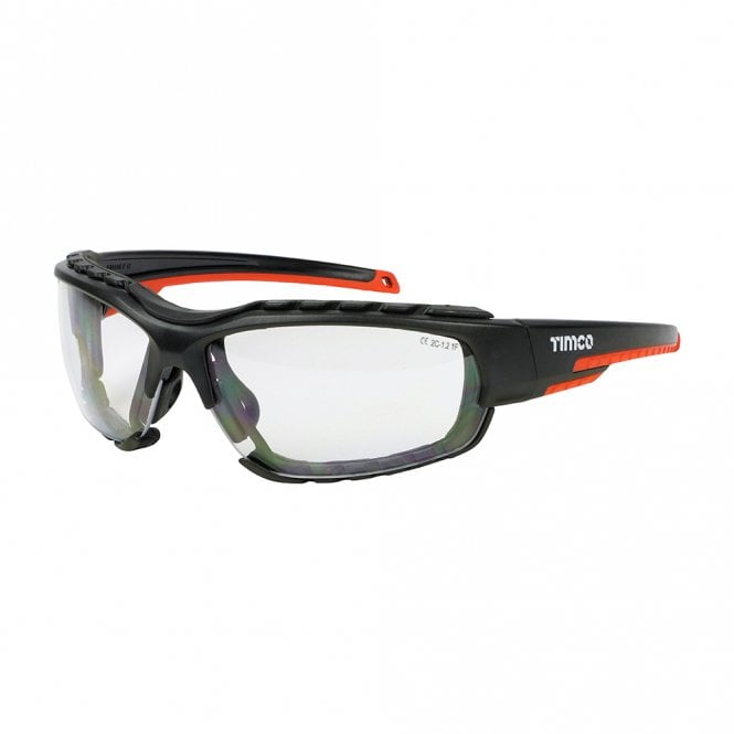 TIMCO Sports Style Safety Glasses - Clear