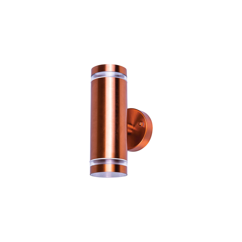 Integral Outdoor Stainless Steel GU10 Up/Down Wall Light Copper