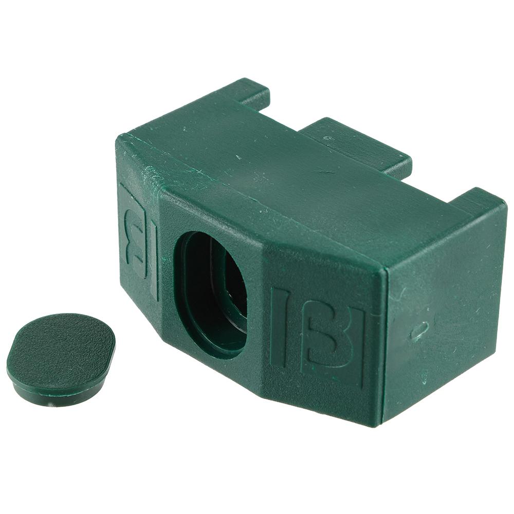 Green 3D Profile - Nylon Bracket (Each)