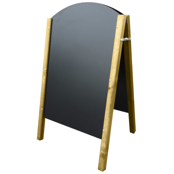Economy Curved Top Outdoor Chalkboard in 5 Colours