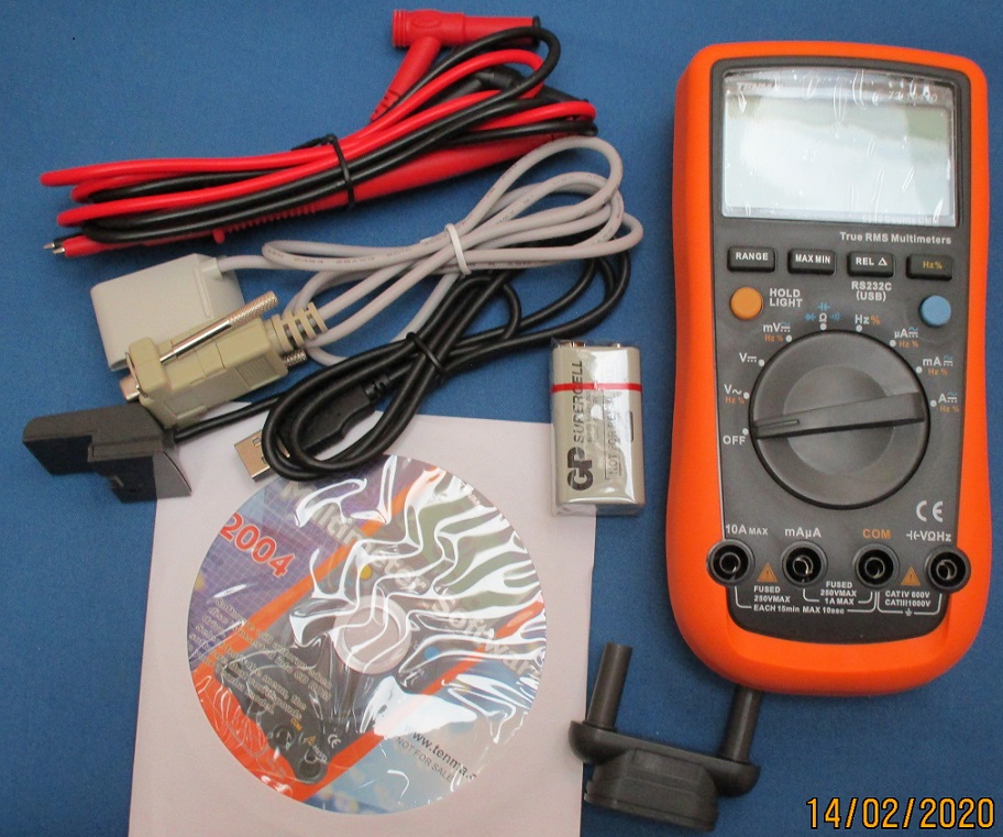 Tenma 72-10410 750V/ 1000V AC/DC True RMS Digital Multimeter
[72-10410]