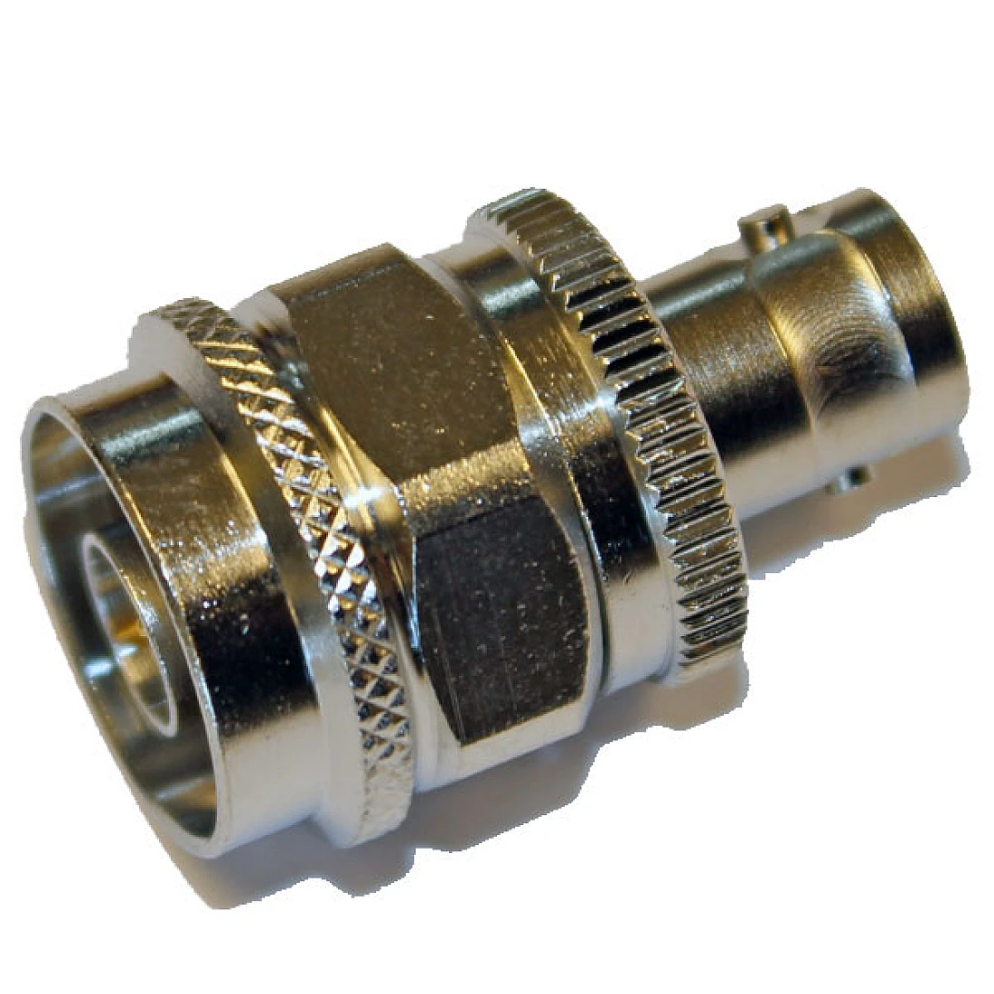 Telegartner J01008C0825 (100023684) BNC Female to N Male Adaptor 50ohm UG-201/U,