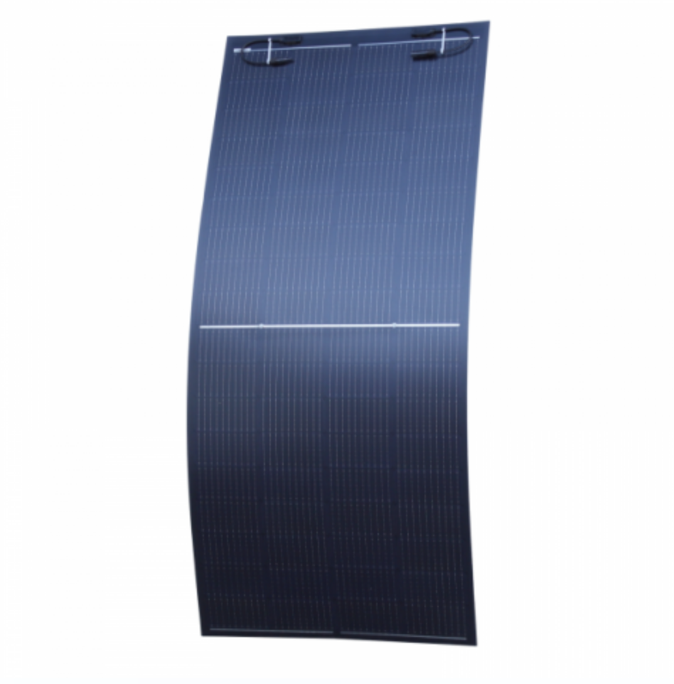 250W MCS Certified Black Semi-Flexible Solar Panel Top Junction Box