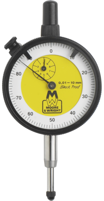 Suppliers Of Moore & Wright Shockproof Dial Indicator, DIP Series For Education Sector