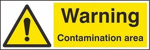 Warning contamination area