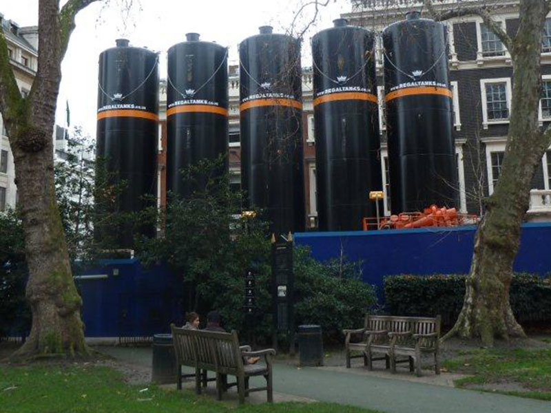80,000 Litre Vertical Silos Storage Tank for Hire