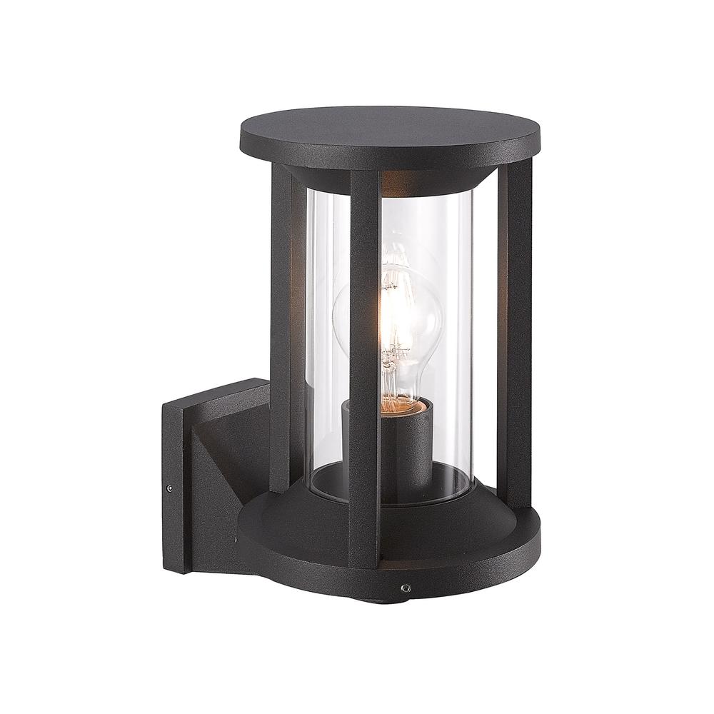 Luxuria Theia 16cm Wall Light Lantern E27 IP65 Anthracite