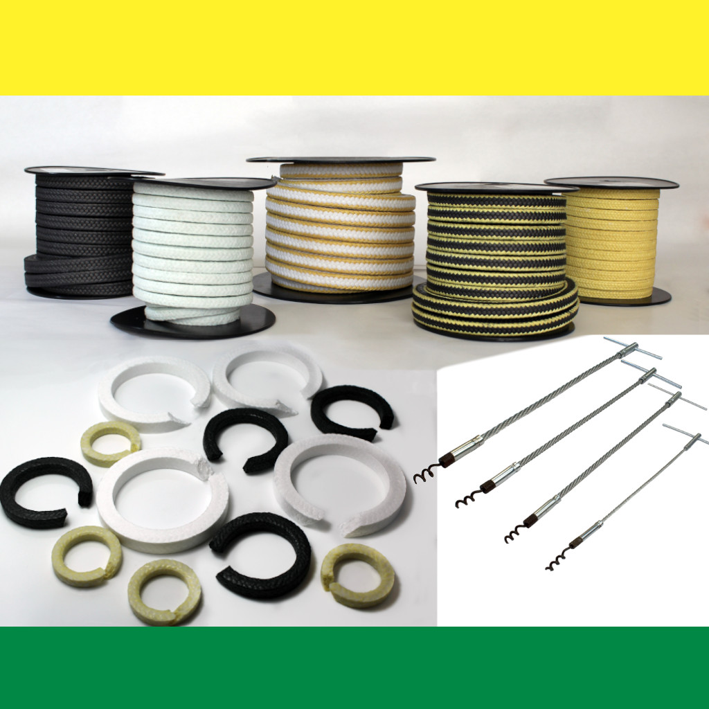Braided Fiber Packings For Industrial Applications