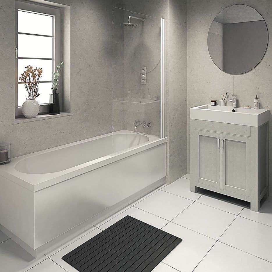 White Bonito Perform Panel - Bathroom and Shower