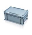 Quarter Euro Container with Hinged Lid (300x200x190mm)