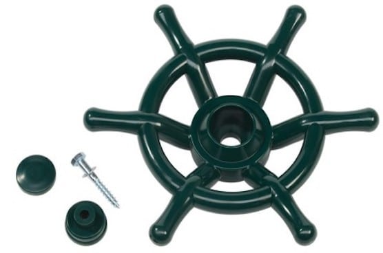 Green Boat Steering Wheel