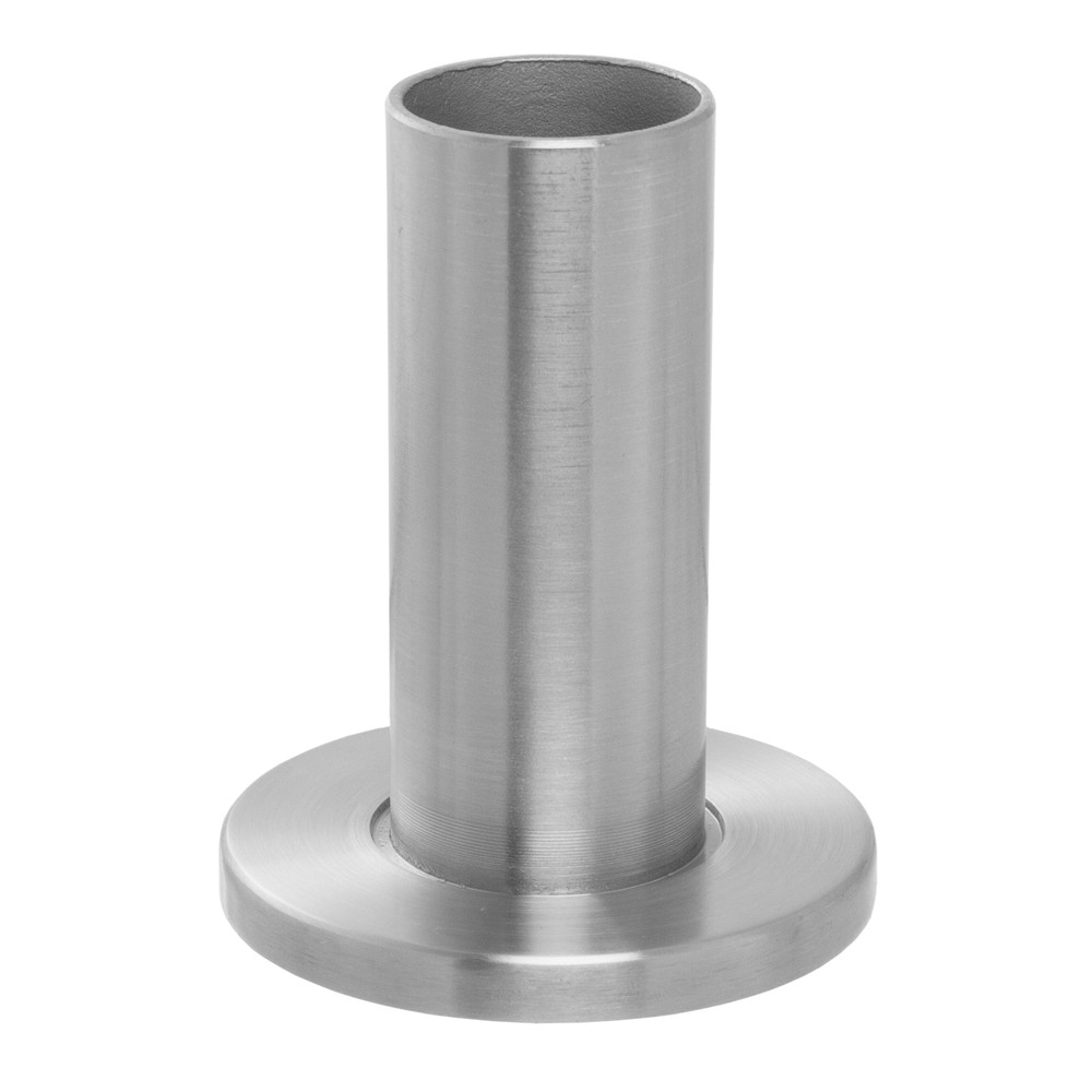 Internal Fit Round Tube Flange & Plate (Glue Fix) For Ø48.3mm Tube - Stainless Steel 304 - Satin Finish
