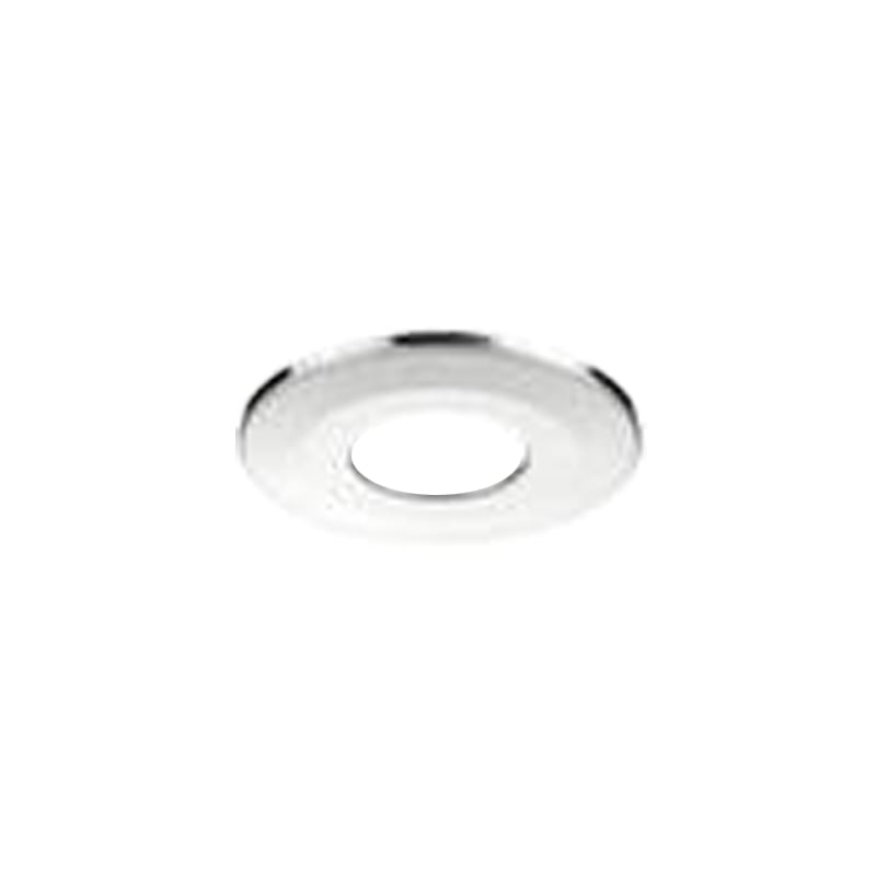 Kosnic Round Satin Chrome Bezel for Fire-Rated PIR Sensor