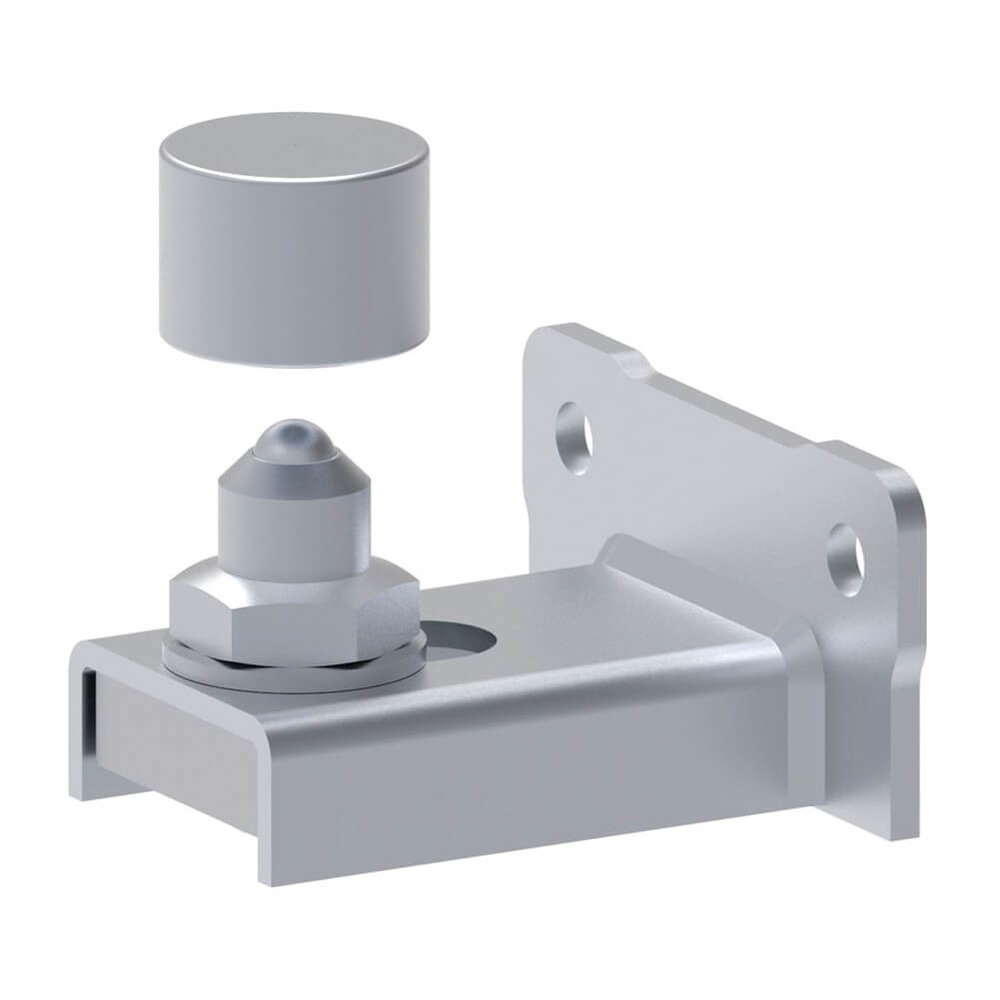 Adjustable Base Plate Pivot - for 50x50 With 2 Holes Plate to Fix - Zinc Plated