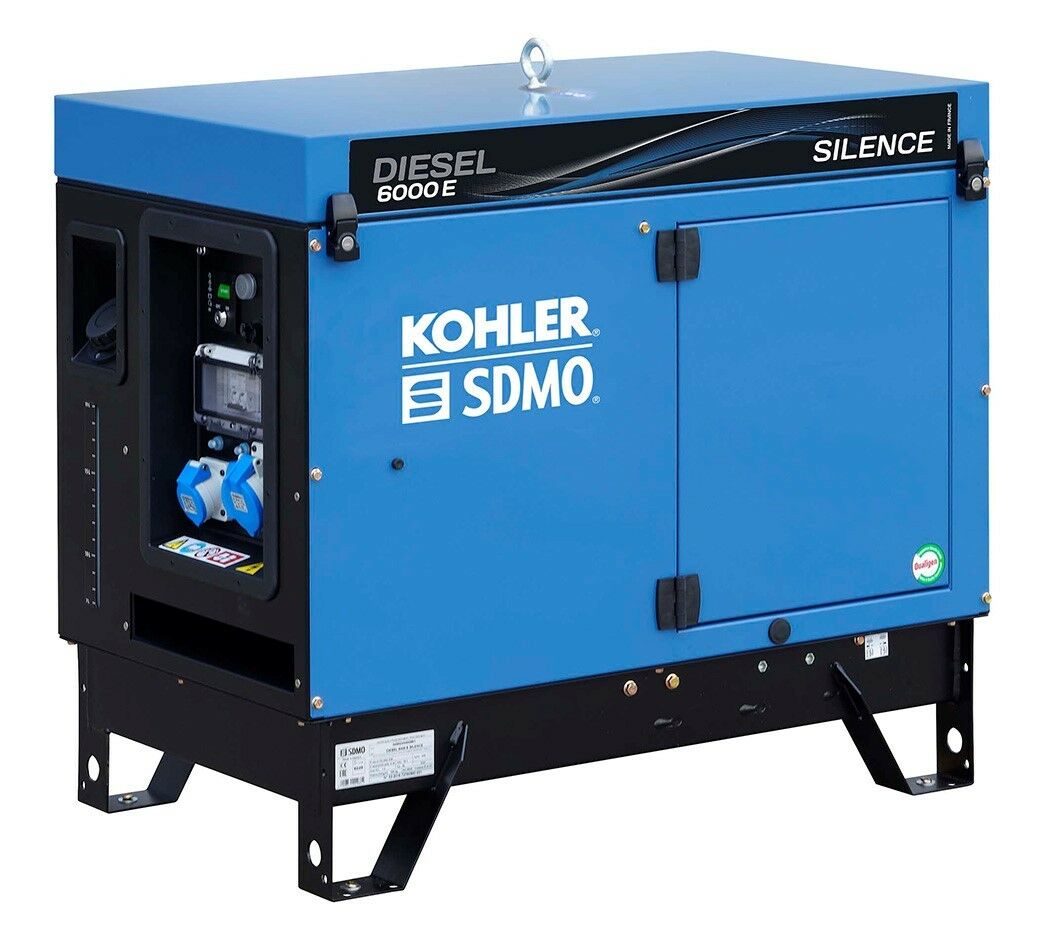 Kohler SDMO Diesel 6000A AVR Silence Diesel Generator with AMP202