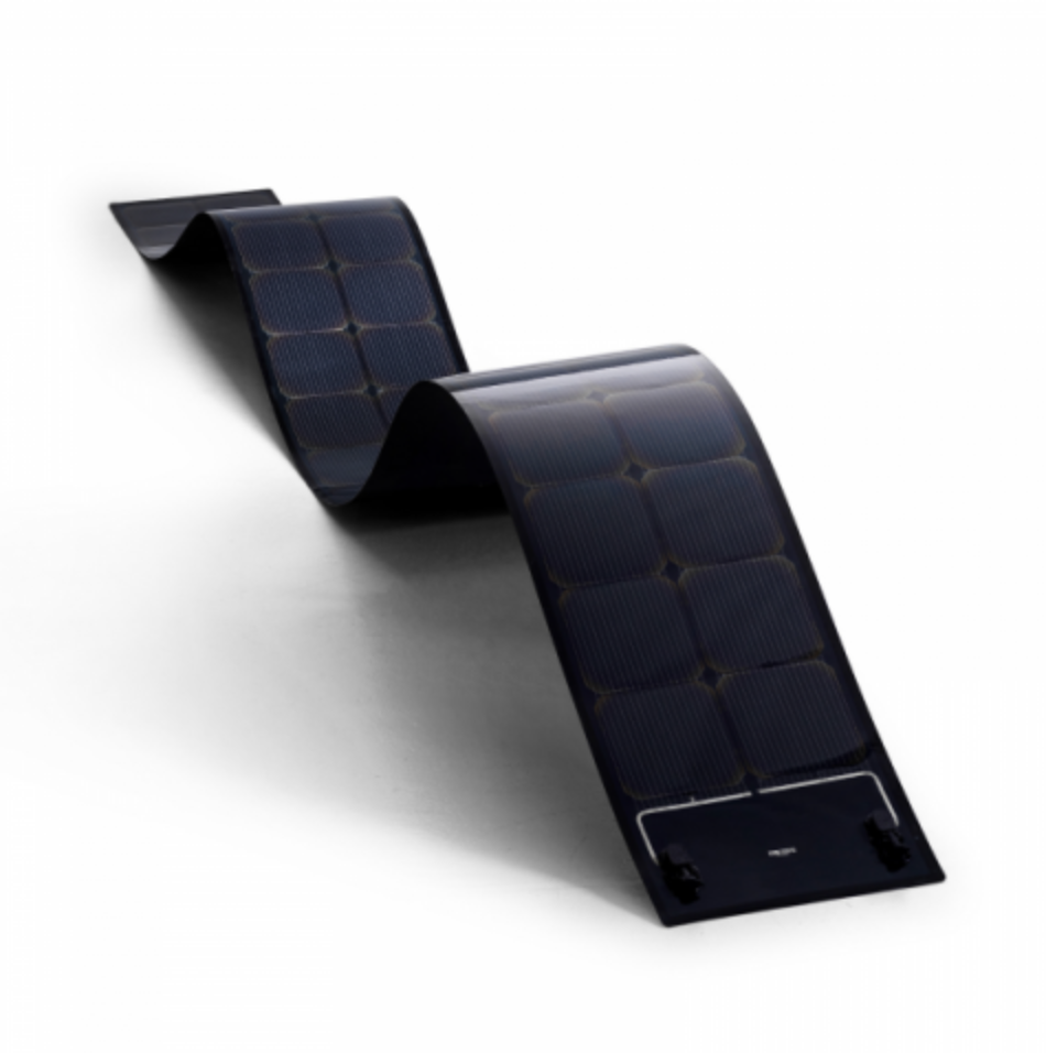 125w flexible cigs solar panel with self-adhesive backing (made in sweden) SELM2-125