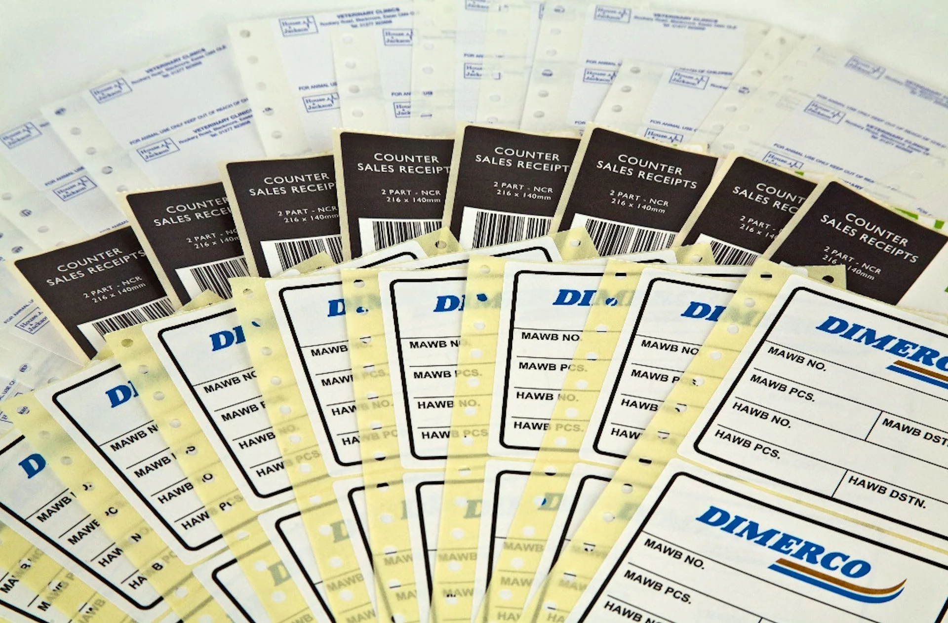 Bespoke Fanfold Labels For Industrial Thermal Printers