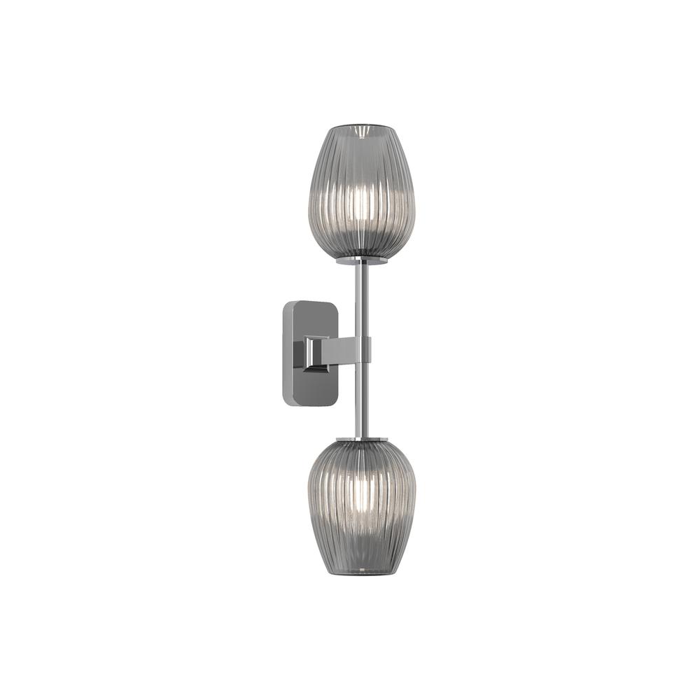 Astro Tacoma Twin Polished Chrome Wall Light