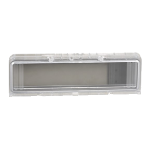 NSYVA2716M Plastic window with hinged transparent cover. IP 65, L195xW165xD13mm.