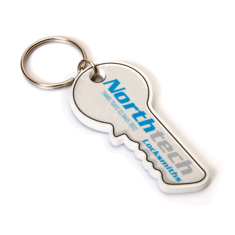 Recycled Key Shape Keyring