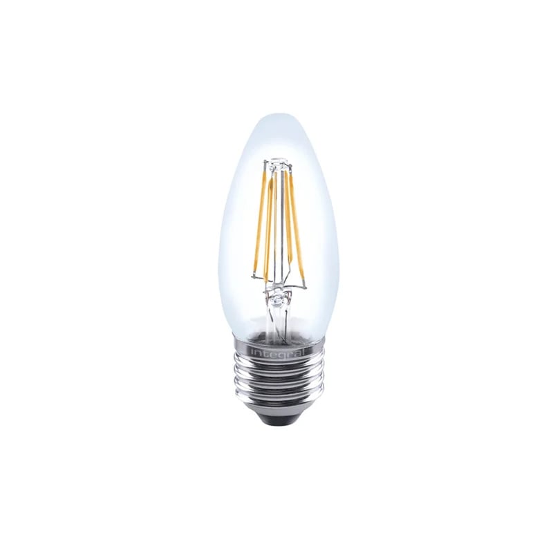 Integral Omni Filament Candle LED Lamp 4.5W E27 Dimmable 4000K